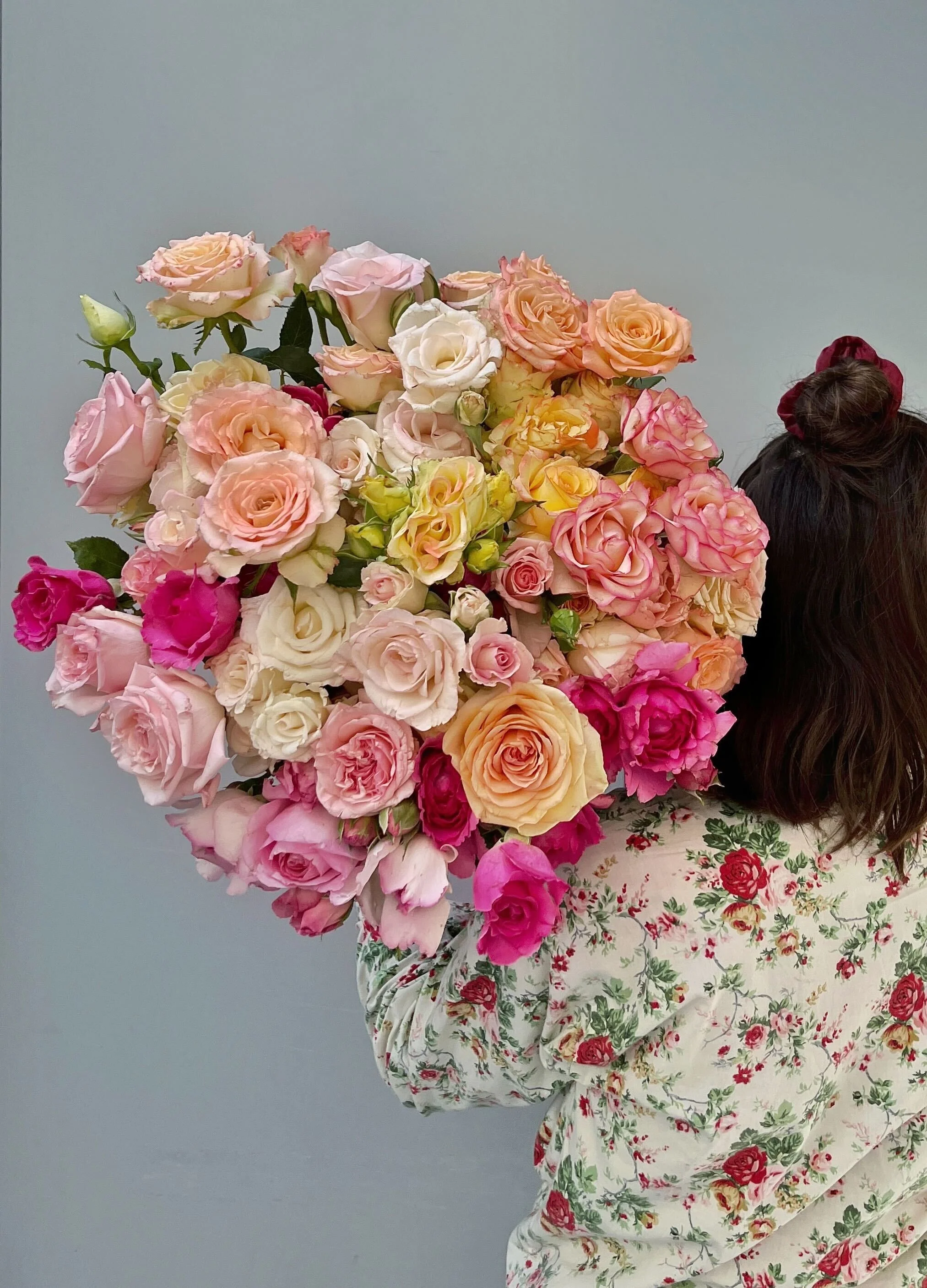 Bouquet de roses parfumées