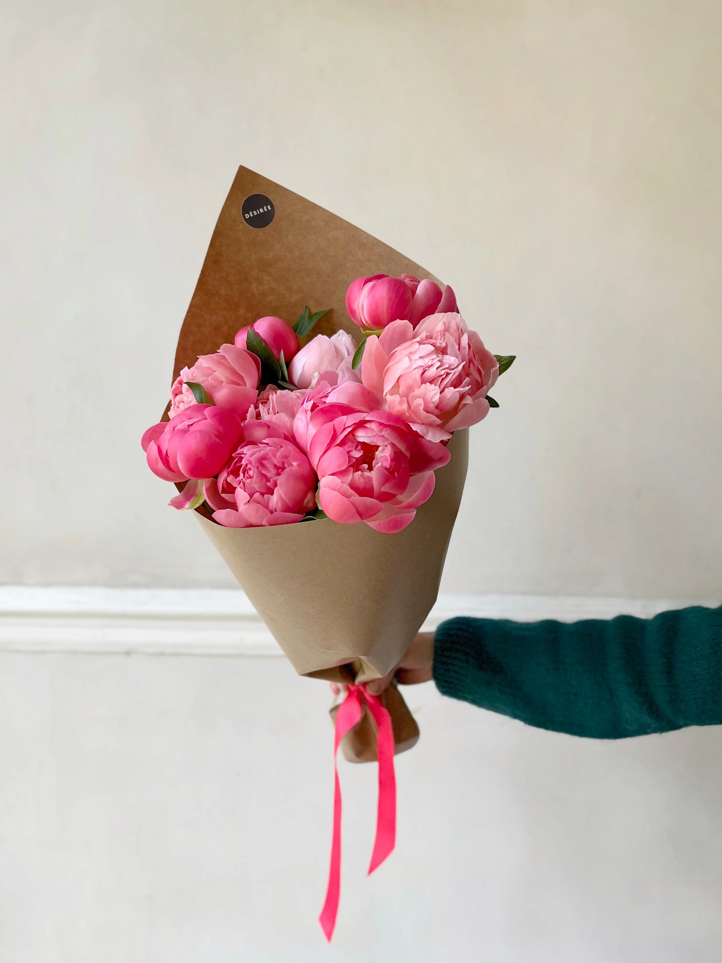Jolie botte de pivoines